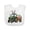 AA-White, variant on Inktastic Easter Bunny Tractor with Colorful Eggs Boys or Girls Baby Bib