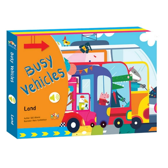 Busy Vehicles: Land (Hardcover)