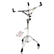 Snare Drum Stand by GRIFFIN Percussion Hardware Base Kit Double Braced, Light Weight Mount for Standard Snares, Tom Drums & Practice Pad Slip-Proof Gear Tilter & Clamp Style Basket Holder