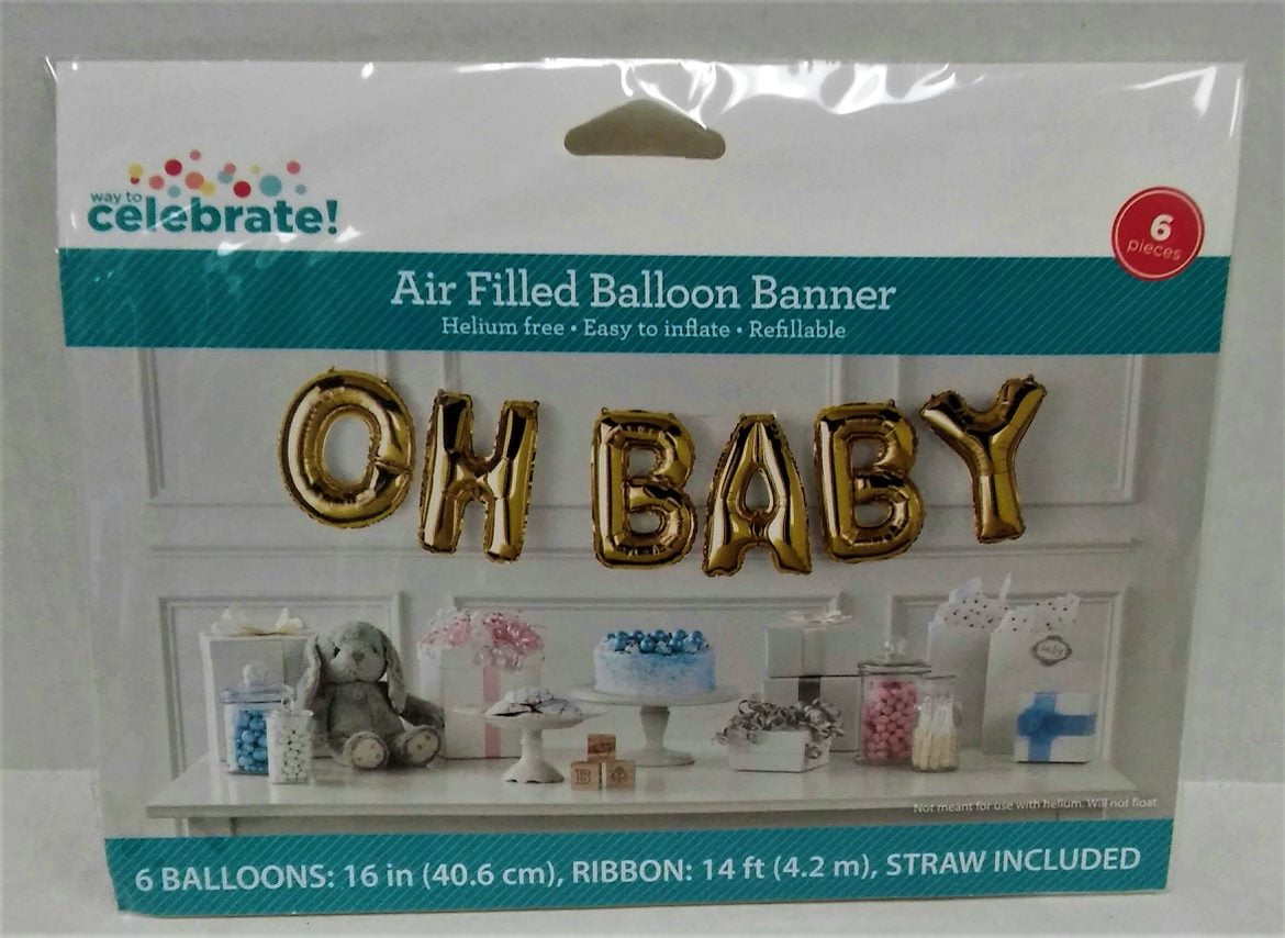 oh baby balloons walmart