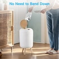thumbnail image 6 of 3 Gallon/11 Liter Intelligent Sensor Trash Bin, Bathroom Trash Can, Detachable Elevated Design, Odor-Proof Lid, Quiet Switch, Plastic Trash Bin Suitable for Kitchen, Bathroomf, 6 of 12