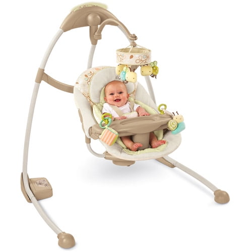 bright starts kaleidoscope safari portable swing