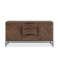 thumbnail image 5 of Carolayne 63‘’ Sideboard Buffet Cabinet with 3 Drawers and 2 Doors for Living Room, Dining Room, Black Walnut Grain, 5 of 9