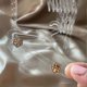 thumbnail image 2 of Jewellery Stand Holder Creative Earring Display Stand Coat Hanger Rack Style Jewelry Storage Eardrop, 2 of 5