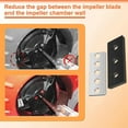 thumbnail image 4 of 1/4inch Universal Snow Blower Impeller Modification Kit Compatible with Modifies 2-Stage Machine Snow Blower, 4 of 9