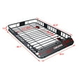 thumbnail image 2 of Rooftop Cargo Carrier Basket Motoring Roof Rack,Top Mount Roof Rack Universal Roof Rack Basket, Expandable Cargo Carrier, Car Top Luggage Storage Holder(64" x 39"), 2 of 12