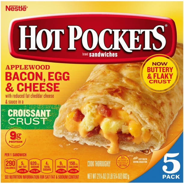 HOT POCKETS Frozen Snack Applewood Bacon, Egg & Cheese Frozen
