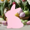 thumbnail image 4 of kowaku Easter Bunny Decorations Bunny Table Decor Party Rabbit Figurine Rabbit Sculpture for Indoor Housewarming Cabinet Office Desk Pink, 4 of 9