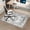 Gray, variant on Office Chair Mat for Hardwood Floor, 35" x 47", Non-Slip Desk Chair Mat, Gray Blue Abstract