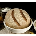 thumbnail image 4 of Monfince Round Bread Banneton Proofing Basket & Liner, Brotform Dough Rising Rattan Handmade rattan bowl with Linen Liner Cloth, 4 of 7