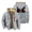 Gray, variant on Bailey Zimmerman Different Night Same Rodeo Tour 2026 Zip Up Jacket Long Sleeve Winter Parka Unisex Casual Fashion Coat