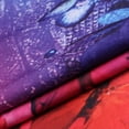 thumbnail image 4 of DailyTrove Women's Purple Floral Print Asymmetrical Tank Top - Polyester Casual & Boho Wear, Vibrant for Outings, 4 of 6