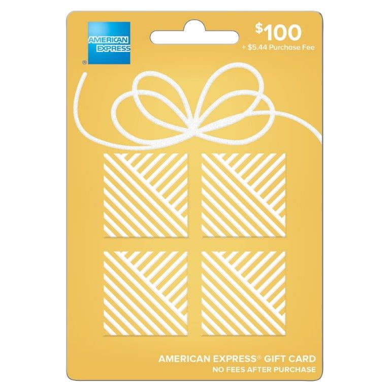 $100 American ExpressÂ® Gift Card - Walmart.com