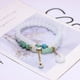 thumbnail image 1 of Accesorios envueltos doble estilo étnico pulsera de cerámica pulsera de cuentas mujer alto sentido, 1 of 6