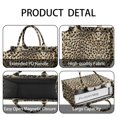 thumbnail image 4 of Large Capacity Tote Bag,Brown and Black Leopard Print Handbag Fashion Luxury Tote Bag,15.7"x13"x 5.1" Inches,Laptop Compatible, 4 of 6