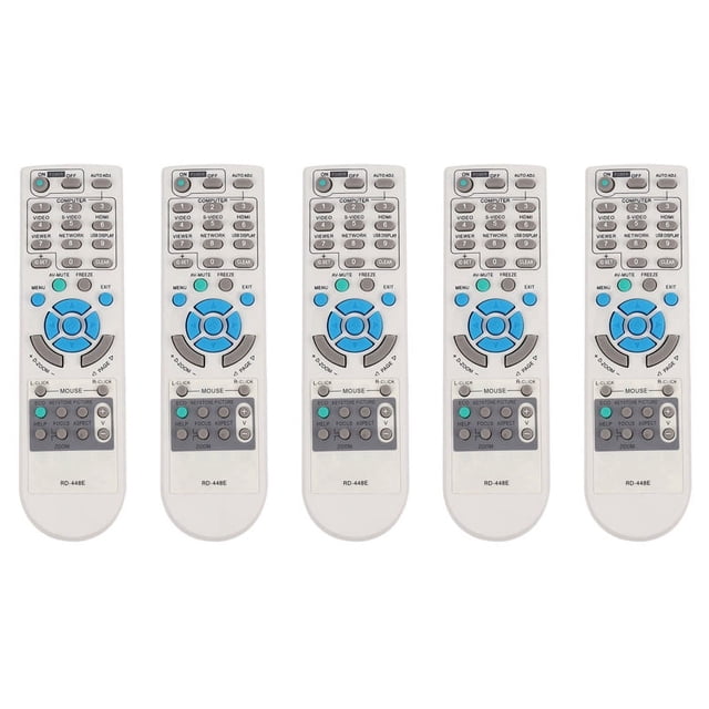5X Rd-448E Projector Remote Control for Projector V260X+V300X+V260 Rd-448E Rd-443E Lt180+Lt280 Lt380 M230