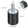 thumbnail image 2 of 6 Pack M8x23mm Thread Studs Rubber Shock 25x30mm Male Female 6 Pack M8 Lock Nuts, 2 of 6