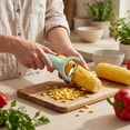 thumbnail image 5 of Cook With Color Corn Peeler, Stainless Steel Corn Stripper and Kernel Cutter Tool, Sage, 5 of 5