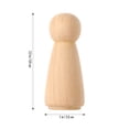 thumbnail image 2 of MLINS 10 Pcs Dolls Wooden Angel Ornaments DIY Crafts Rustic Decor Bridegroom, 2 of 8