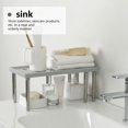 thumbnail image 2 of EIMELI Kitchen Under Sink Rack Heavy-Resistance Cupboard Organizer Shelf Space Saving Expandable Cabinet Shelf Organizers Detachable Spice Shelf Reusable Countertop Rack for Kitchen Bathr, 2 of 11
