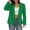 Green, variant on AHTJRT Blazers for Women Business Dressy Casual Work Office Lightweight Blazer Long Sleeve Open Front Suit Jackets Purple XXL