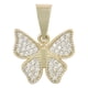 thumbnail image 1 of Dije De Mariposa Con Zirconia En Oro De 10k 1.7 Grm Color Dorado, 1 of 3