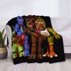 thumbnail image 4 of Manta supersuave de Five Nights At Freddy's para cama, sofá, sillón y camping, cálida y acogedora manta de invierno, regalo de 50 x 60, 4 of 8