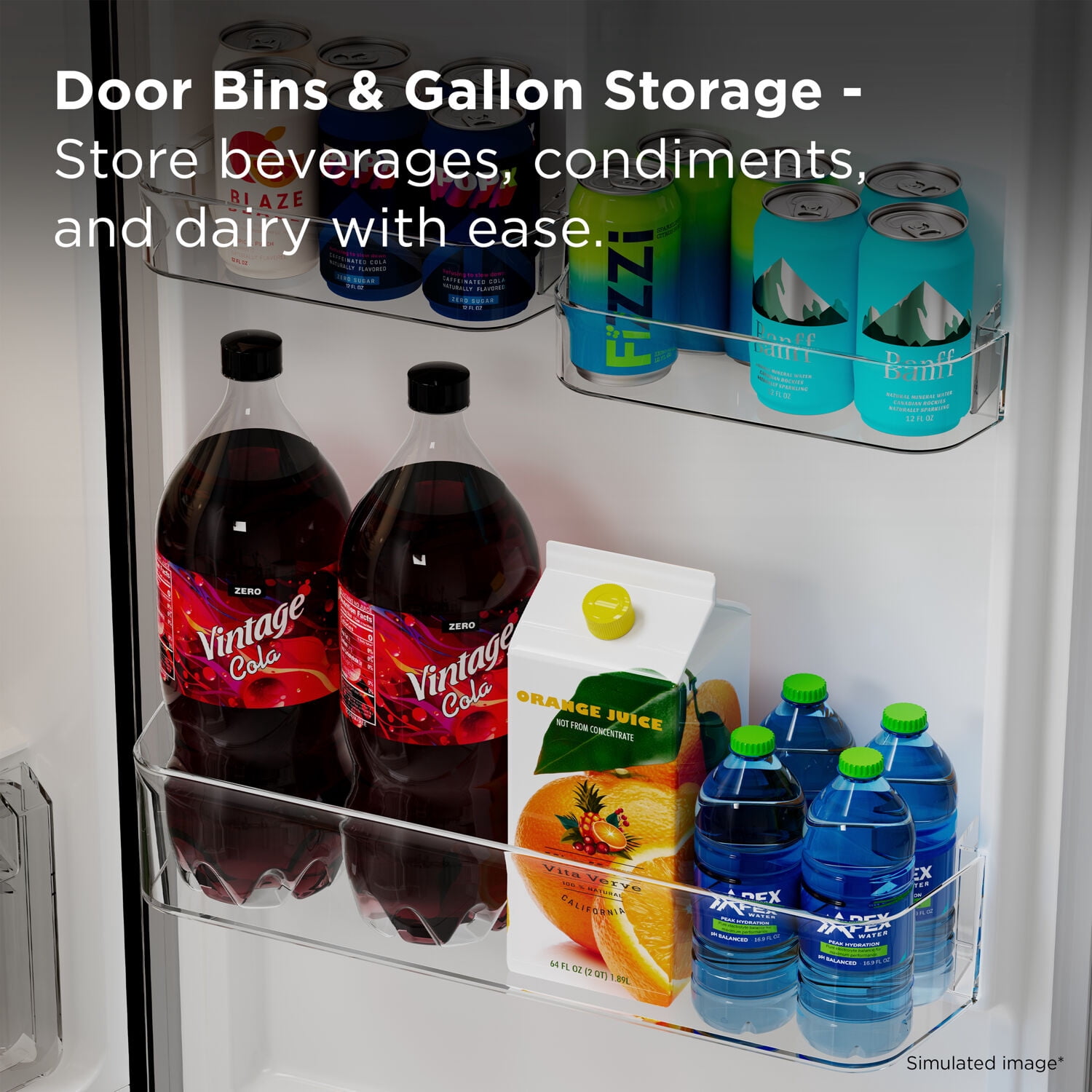 TCL White Double Door Refrigerator with Freezer for Home, Apartment & Office, 10.1 Cu. Ft.