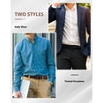 thumbnail image 3 of AWAYTR Men Reversible Leather Belt - 1.33'' Wide Genuine Leather Dress Belt for Casual and Business Wear, 3 of 7