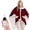 Burgundy, variant on MEUDYT Wearable Heated Throw Blanket for Adult, Electric Heated Wrap Poncho Shawl with Pockets, 6 Heating Levels & 2 to 10 Hours Time Settings, 50.1" x 60.1", Gray