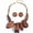 Brown, variant on Chunky Statement Necklace and Earring Sets for Women Boho Wooden Necklaces Earrings Jewelry Set for Women