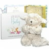 baby gift set with praying musical lamb and prayer book in keepsake box for boys and girls