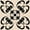Black/Brown, variant on Mi Alma Trendy Pattern Brown White Tile Stickers - Removable Vinyl 4x4, 24 pcs