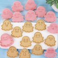 thumbnail image 3 of 10Pcs Halloween Cookie Cutters Set Ghost Pressable Cookie Stamp Biscuit Mold, 3 of 4
