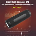 thumbnail image 4 of ZEALOT S22 Bike Speakers BT Wireless With Lights APP FM Radio Water Proof 3000mah Small Speaker, 4 of 5