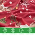 thumbnail image 6 of Gogreen King Duvet Cover Floral, Soft & Breathable Microfiber 3 Pieces King Bedding Sets, Pattern King Comfy Duvet Cover, with Zipper Closure (Christmas Elk, King), 6 of 8