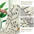 thumbnail image 5 of Yayeee 4 Pack Dining Chair Covers Stretch Parson Chairs Slipcovers Seat Protector, Leaves Pattern, 5 of 6