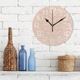 thumbnail image 3 of GZHJMY Peach Wall Clock,Silent Non Ticking 10 Inch Battery Operated Round Wall Clocks for Kitchen,Home,Bedrooms,Office Decor, 3 of 6