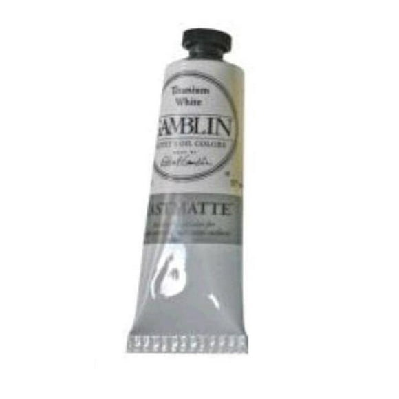 Gamblin GF2810 150ml Artistes Grade FastMatte - Titane Blanc