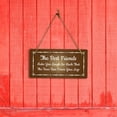 thumbnail image 2 of The Best Friends Make You Laugh So Much That The Tears Run Down Your Legs 5x10 Hanging Plus Wall or Door Sign | Funny Home Decor, 2 of 5