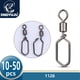 thumbnail image 2 of DNDYUJU-barril de pesca giratorio de acero inoxidable, 10/20/50 piezas, Pin rápido, Conector de señuelo de pesca cuadrado, accesorios de pesca, 2 of 4