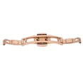 thumbnail image 4 of Butterfly Buckle Rose Gold Alloy Ceramic Tungsten Steel 5 X 15 Watch Deployment Clasp for Replacement, 4 of 9