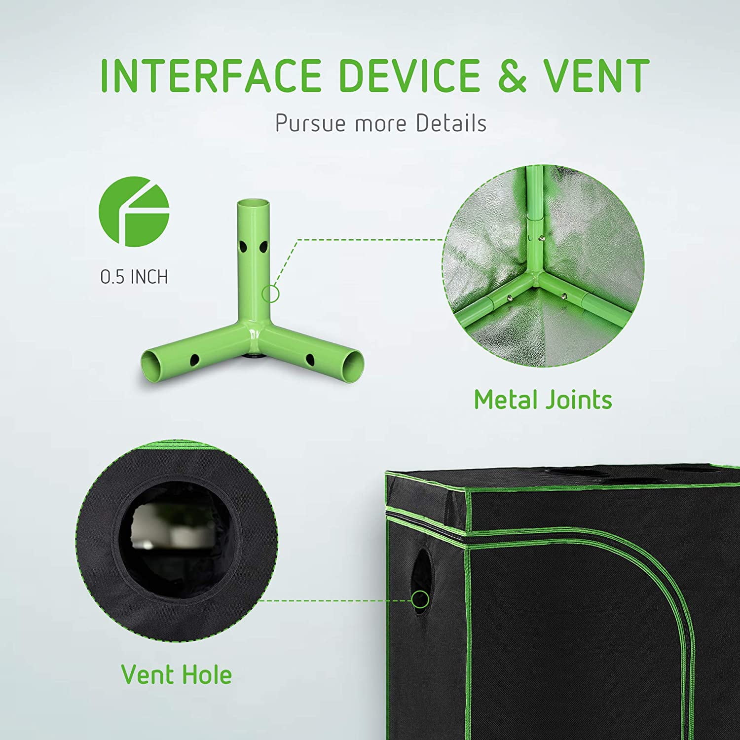 Vivosun 2 In 1 48 X36 X72 Mylar Reflective Grow Tent For Indoor Hydroponic Growing System Walmart Com Walmart Com Vivosun 2 In 1 48 X36 X72 Mylar Reflective Grow Tent For Indoor Hydroponic Growing System Walmart Com Walmart Com