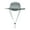 Grey, variant on Infant Kids Girls Boys Fisherman Hat With Straps Solid Color Summer Soft Comfortable Caps Gray Size 1-2 Y