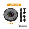 thumbnail image 1 of Solar Floating Waterfall Fountain with Light for - Outdoor Pool, Pond, & Bird Bath Water Garden_Perfect Gift, 1 of 5
