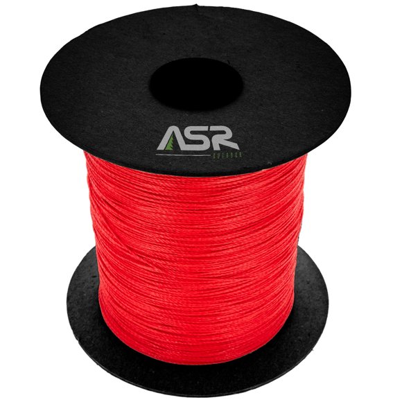 ASR Outdoor Corde Utilitaire en Kevlar 200 Lb Passe-Temps Sport Ligne de Paracorde, 50 Pi Rouge