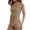 Brown, variant on Aihuaihua Women's Casual Solid Color Slim Fit Tank Top and High Waist Shorts Two Piece Summer Outfit