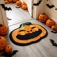 thumbnail image 5 of Antqov Halloween Bathroom Rugs 16x24" Non Slip Fall Pumpkin Bath Mat Cute Decorative Soft Doormat for Home Bathroom Decor, 5 of 6
