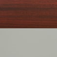 thumbnail image 2 of Regency Kahlo 36 in. Square Breakroom Table- Mahogany Top, Chrome Base & 4 Zeng Stack Chairs- Grey, 2 of 8