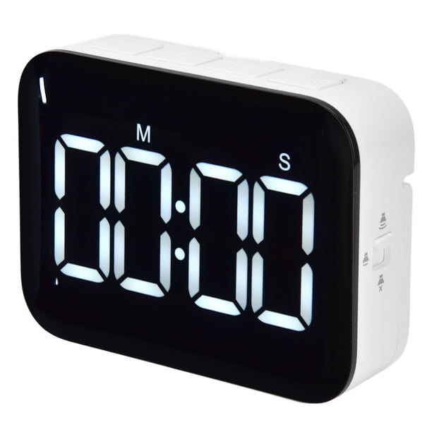 Temporizador De Cocción, Pantalla LCD 99 Minutos 59 Segundos 2 Brillo 3 Engranajes De Sonido Reloj Temporizador Digital Para Cocina